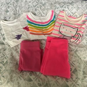 Girl’s Bundle of 5 - Land’s End & Children’s Place 2T